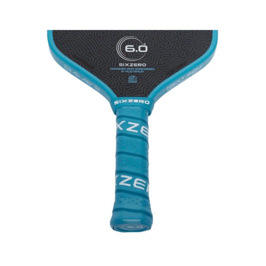 Image d’une raquette de pickleball Six Zero Coral Hybrid 16 mm.