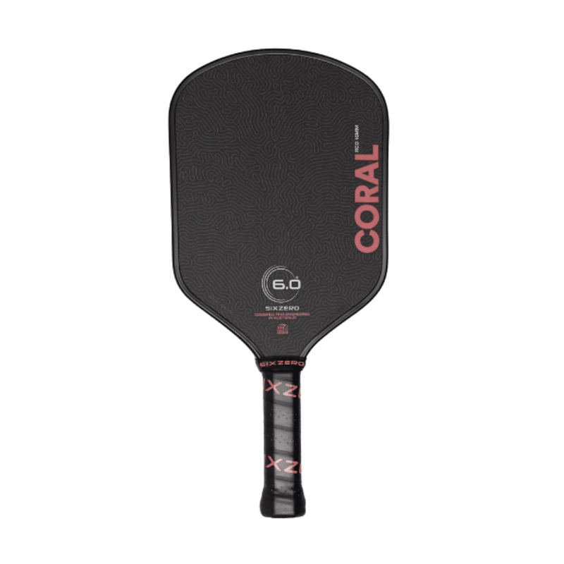 Chargez l'image dans la visionneuse de la galerie, Image d’une raquette de pickleball Six Zero Coral Hybrid 16 mm.
