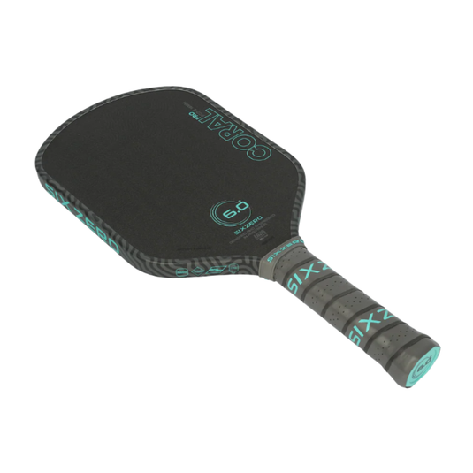 Raquette de Pickleball Six Zero Coral Pro Allongée. - Six Zero Coral Pro Elonagated Pickleball Paddle.