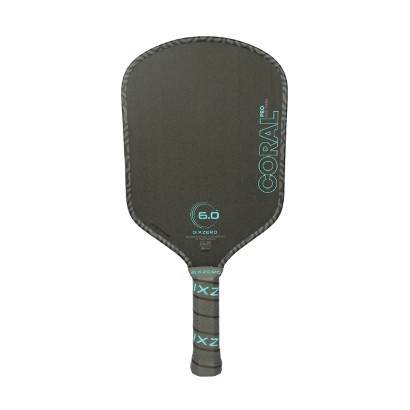 Chargez l'image dans la visionneuse de la galerie, Raquette de Pickleball Coral Pro 16 mm Hybride. - Six Zero Coral Pro Hybrid pickleball paddle.
