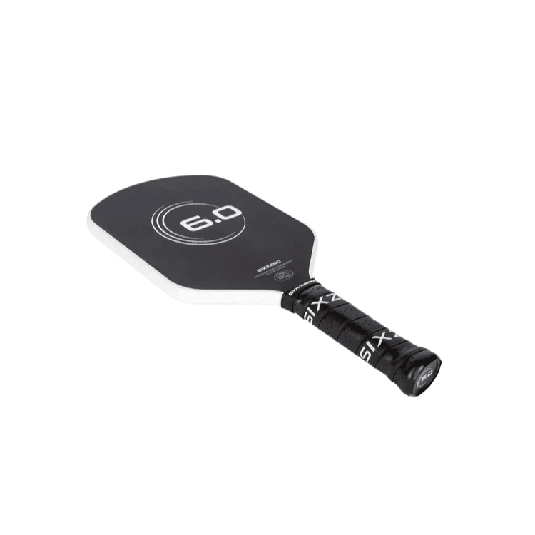 Chargez l'image dans la visionneuse de la galerie, Image d'une raquette de pickleball Infinity Double Black Diamond Control de Six Zero.
