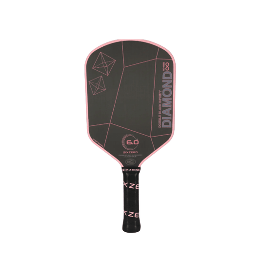 Image d'une raquette de pickleball Infinity Double Black Diamond Control de Six Zero.