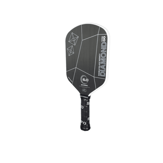 Image d'une raquette de pickleball Infinity Double Black Diamond Control de Six Zero.