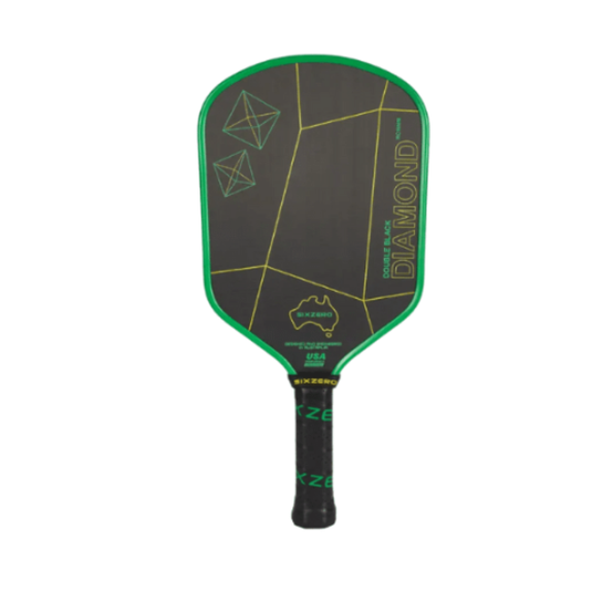 Image d'une raquette de Pickleball Double Black Diamond Six Zero Australie.
