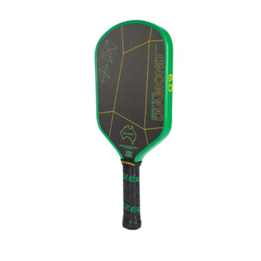 Image d'une raquette de Pickleball Double Black Diamond Six Zero Australie.